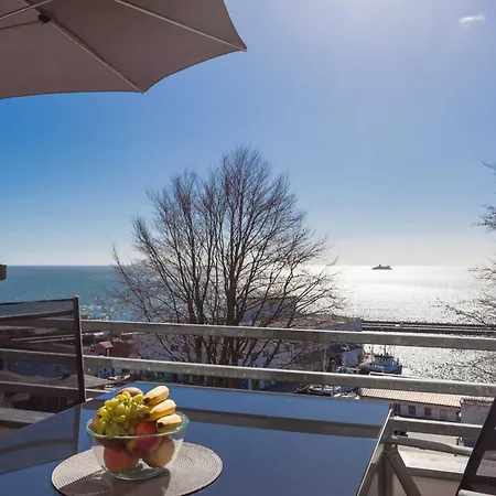 公寓 C16 Ruegenperle - Atemberaubender Ostsee-hafen-blick